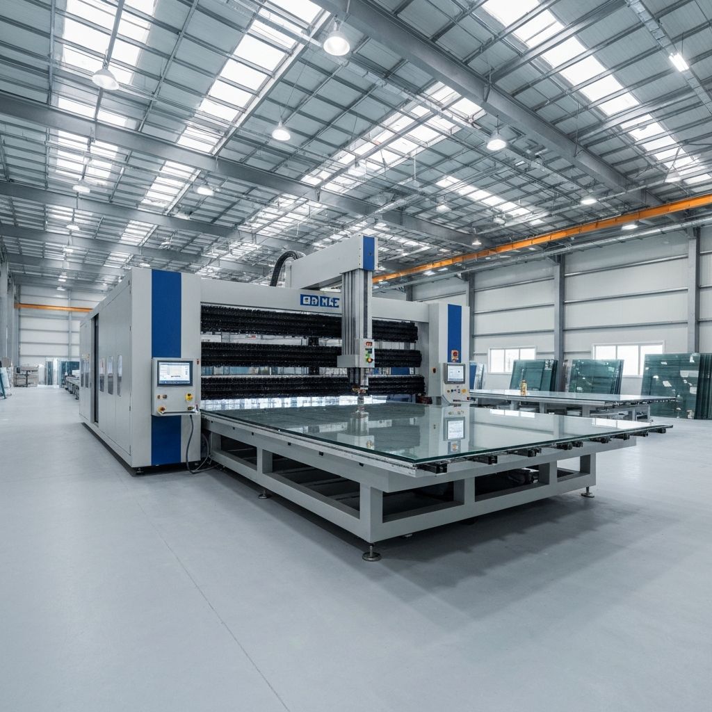 全自动CNC玻璃切割机